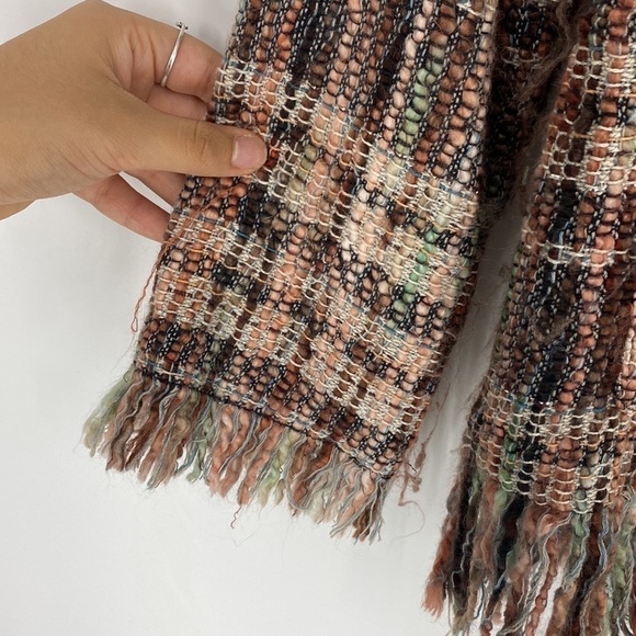 Anthropologie Ett:twa Fringed Tweed Academy Blazer - Picture 5 of 11